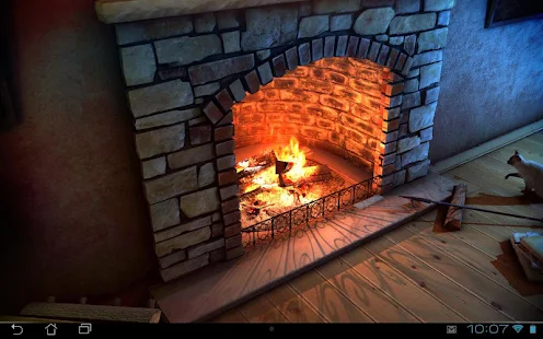 Fireplace 3D Pro lwp - screenshot thumbnail