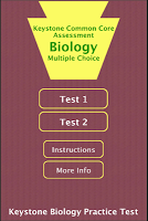 Keystone Biology Practice Test APK 屏幕截图图片 #1