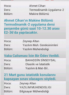 Beykent Unv Duyuru-Not Sistemi Screenshots 2