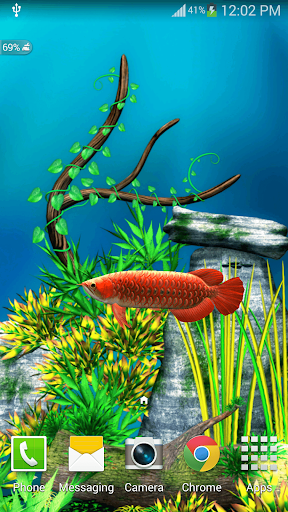 Arowana Fish 3D Live Wallpaper