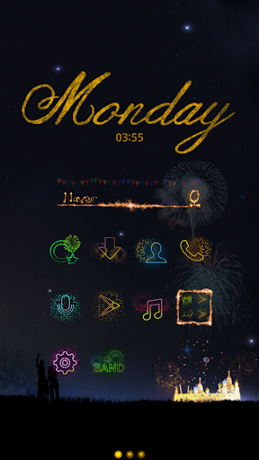 Fire Works Dodol Theme