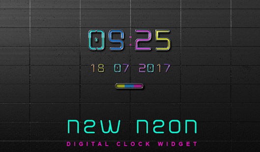 NEW NEON Digital Clock