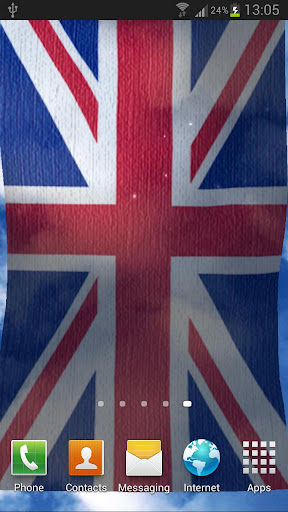 英国国旗ライブ壁紙