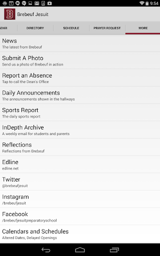 【免費教育App】Brebeuf Jesuit Prep School-APP點子