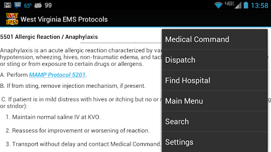 DEMO - WV EMS Protocols Screenshots 6