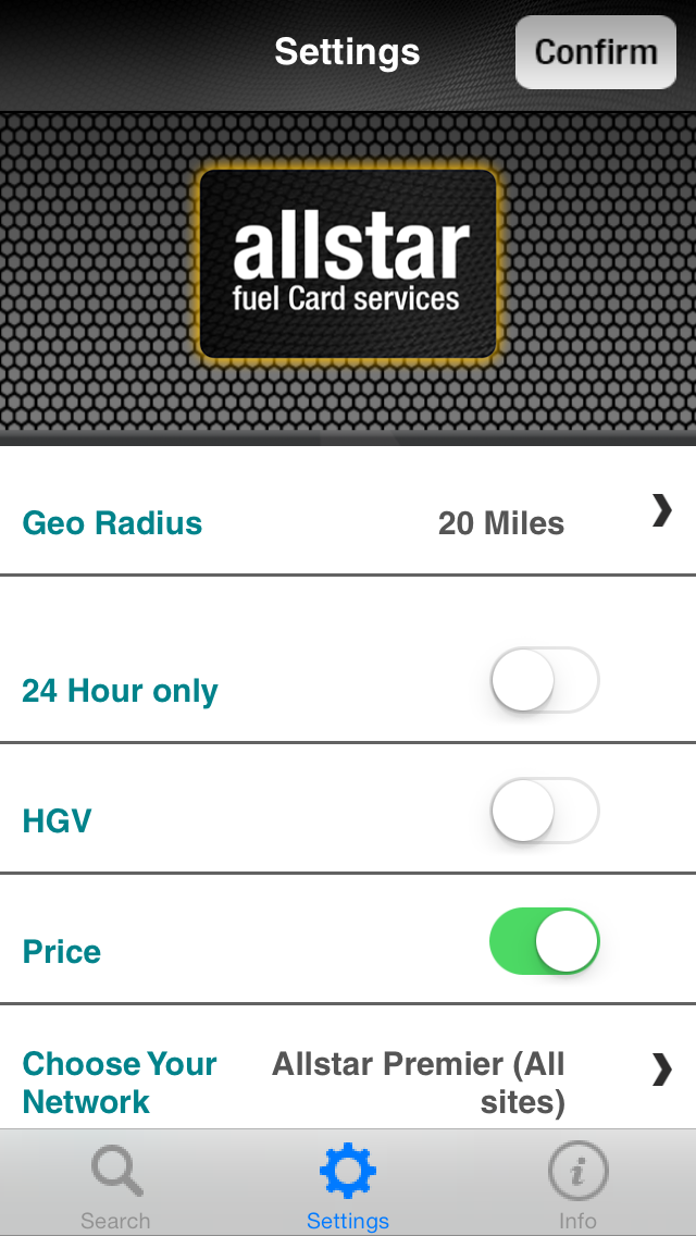 Allstarfuelfinder Screen 2