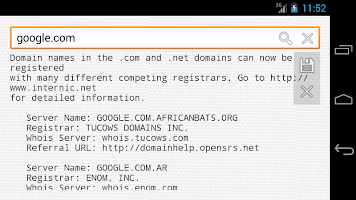 WHOIS Lookup Tool APK Screenshot #6