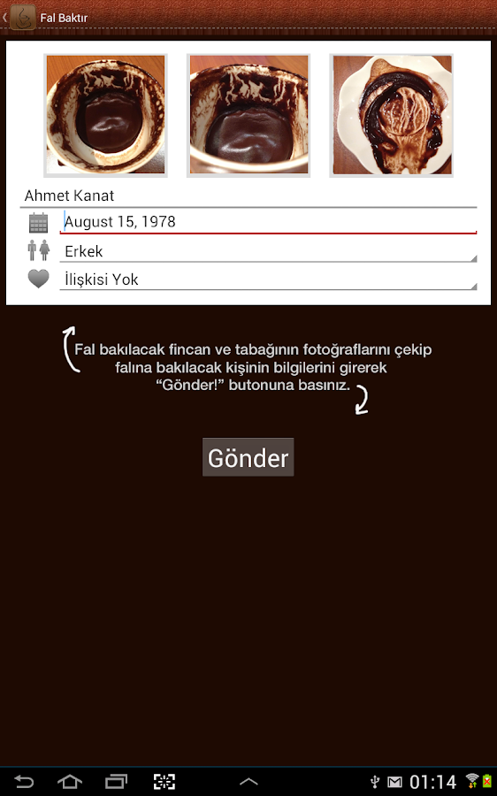 Kaave Falı - screenshot