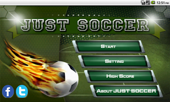 Captura de pantalla de JUST SOCCER APK #1