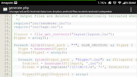 Lastest Code Peeker Lite Source Reader APK for Android