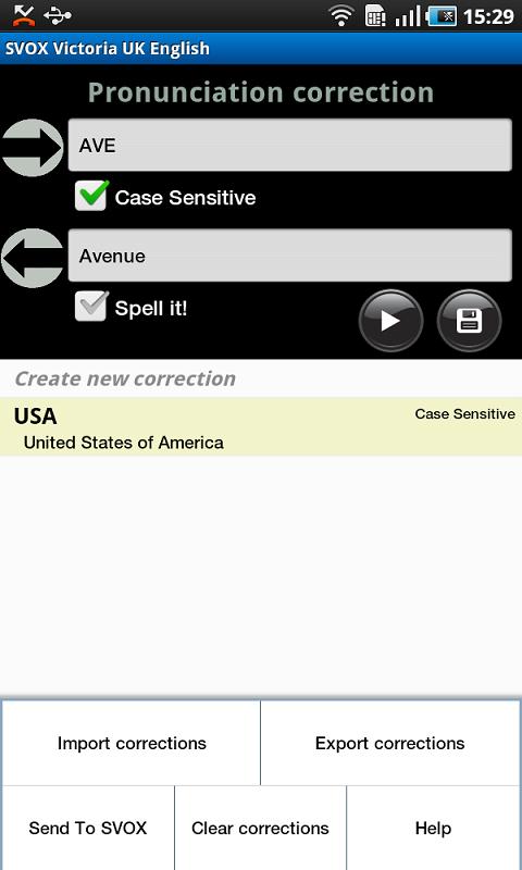 SVOX CA French Chantal Voice Screen 3