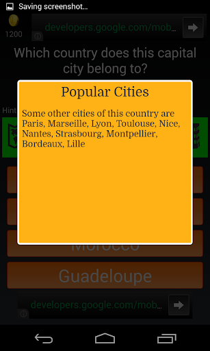 【免費益智App】Capital City to Country Quiz-APP點子