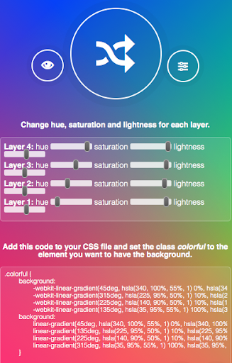 CSS3 Gradient Generator