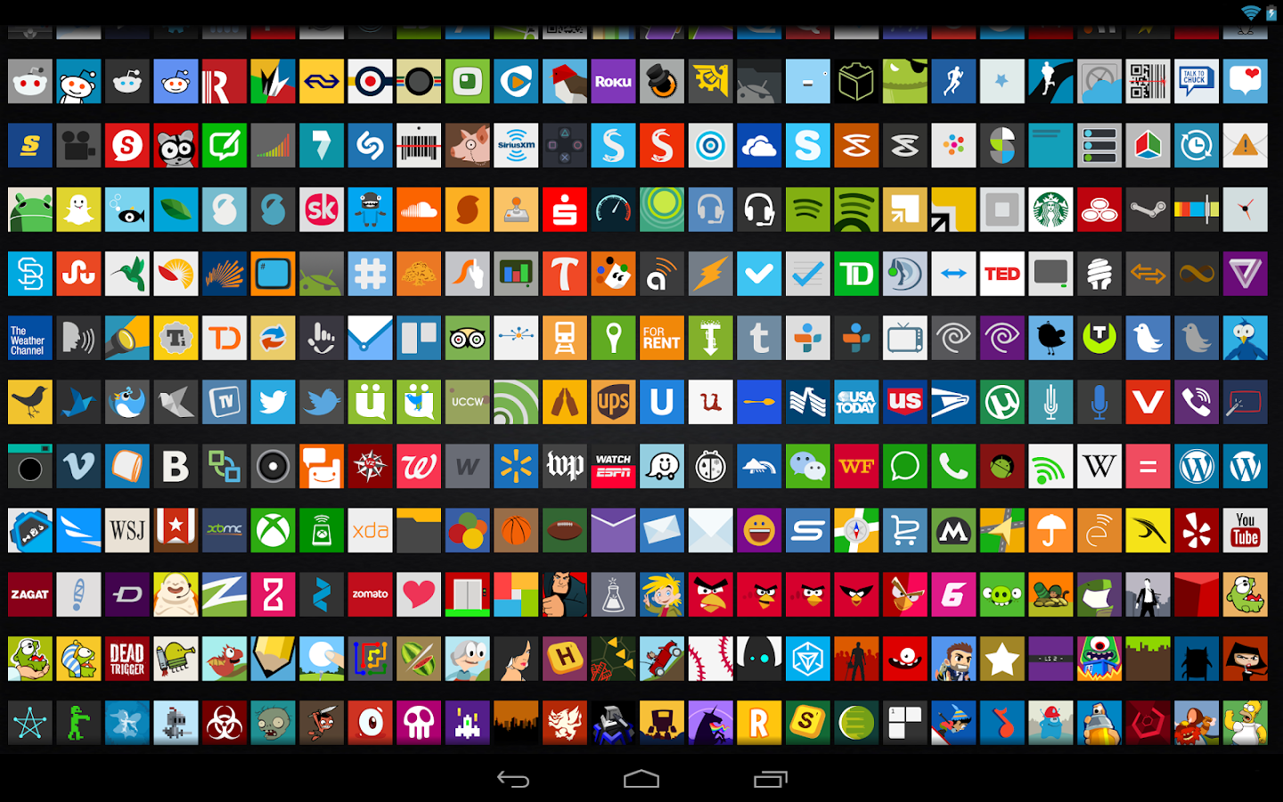 Stark (adw apex nova theme) - screenshot