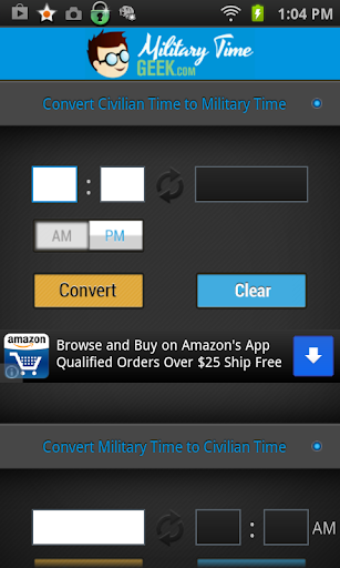 Military Time Converter +Chart