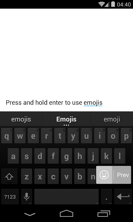 Google Keyboard - screenshot