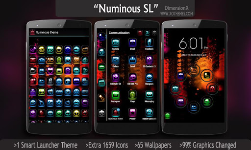 Smart Launcher Theme Numinous