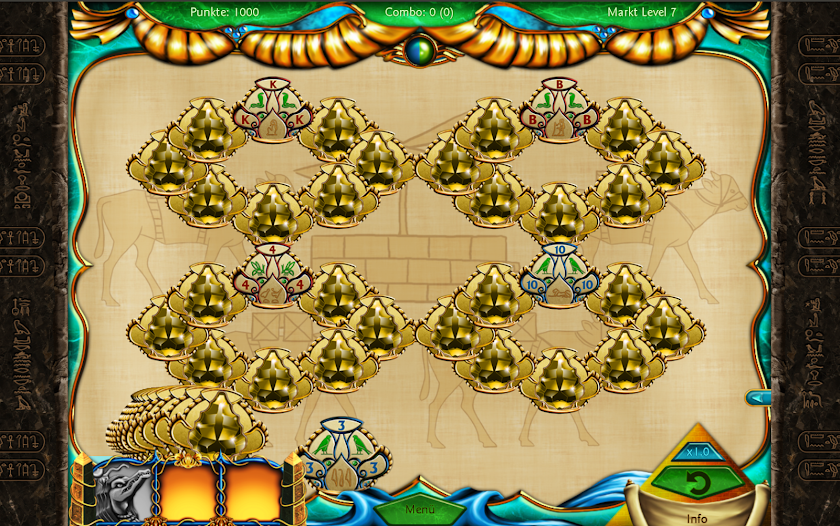Solitaire Egypt (deutsch) Screen 3