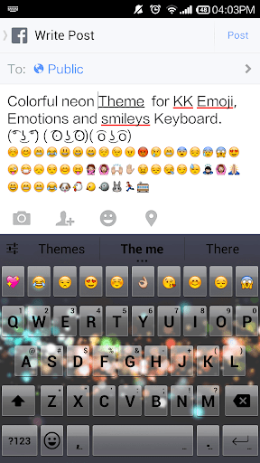 【免費個人化App】Color Neon Emoji Keyboard-APP點子