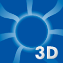 3D Sun logo
