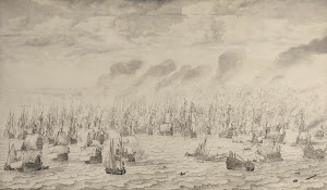 RIJKS: Willem van de Velde (I): The Battle of Terheide 1657