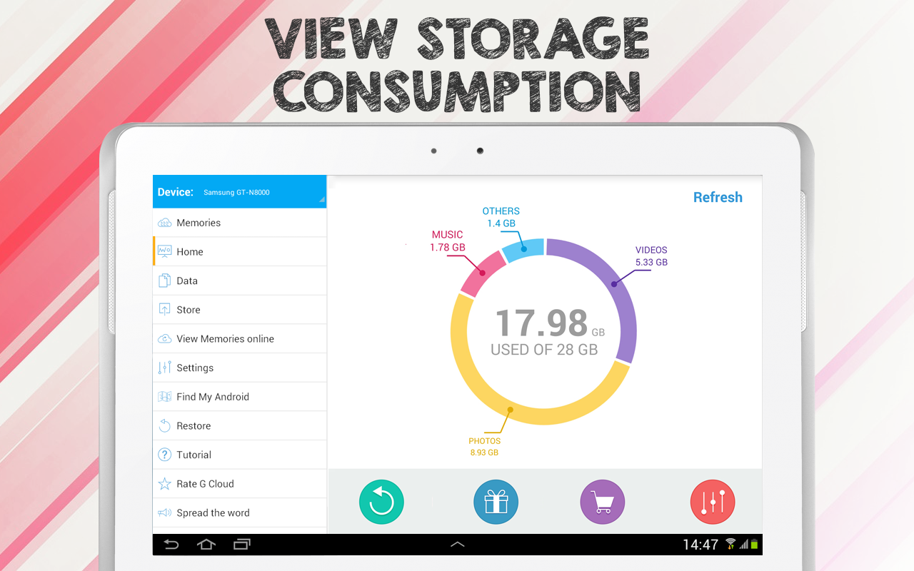 G Cloud Backup screenshot
