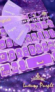 GO Keyboard Luxury Purple