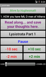 Lysistrata audio and text poster 6