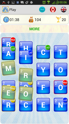 Trace Word the Ruzzle variant