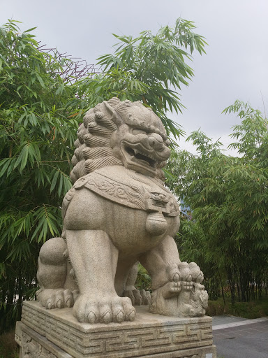 Stone Lions at Gardens by the Bay