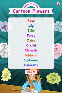 Free Learn To Draw Cartoon Flowers APK
