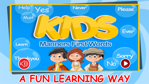 Kids Manners First Words