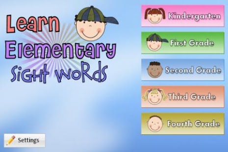 Learn Elementary Sight Words