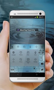 Blue fog TouchPal Theme Screenshots 2