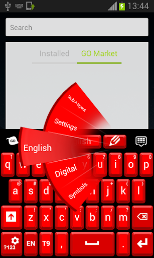 免費下載個人化APP|紅色的紅寶石鍵盤皮膚 app開箱文|APP開箱王