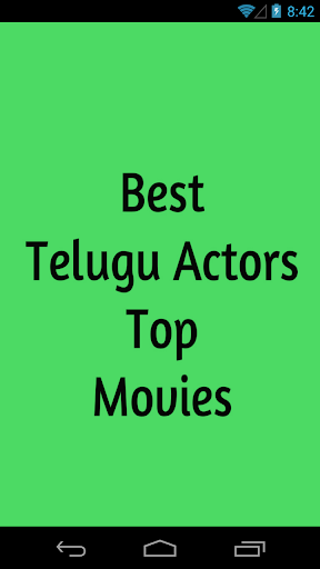 Best Telugu Actors Top Movies