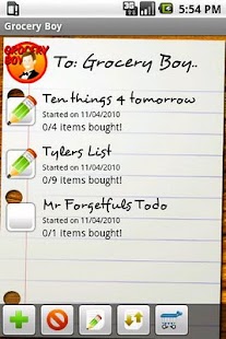 Free Download Grocery Boy Full Grocery List APK