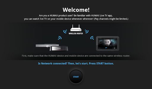 HUMAX Live TV for Tablet