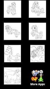 Pony Coloring book