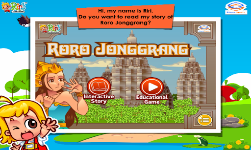 Roro Jonggrang Kids Story Book