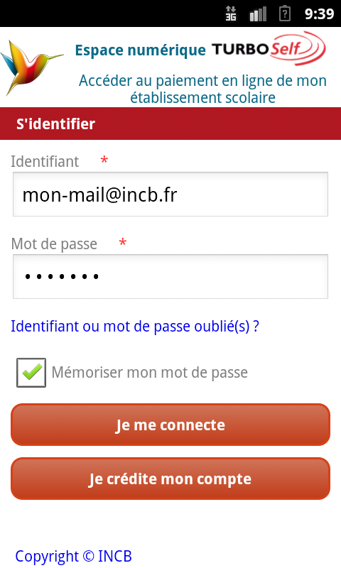Android application TURBO-Self screenshort