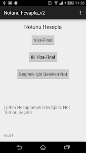 Download Notunu Hesapla APK