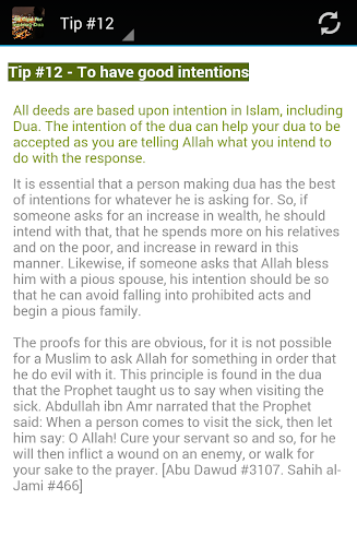 【免費書籍App】66 Tips for making Dua-APP點子