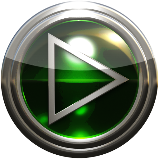 Gold Apps Glass poweramp skin green v1.2 APK