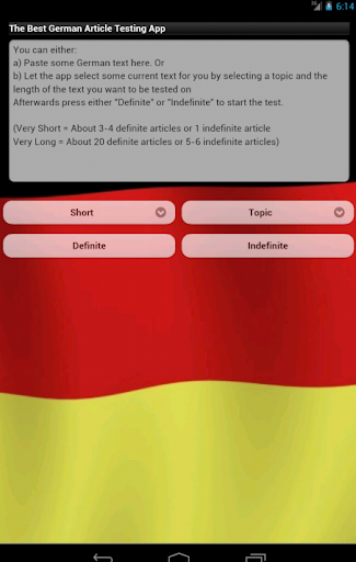 German Article Test App