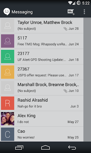 Smitten SMS - screenshot