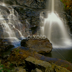 Blackwater Falls West Virginia by Jennifer Wheatley-Wolf - Landscapes Waterscapes