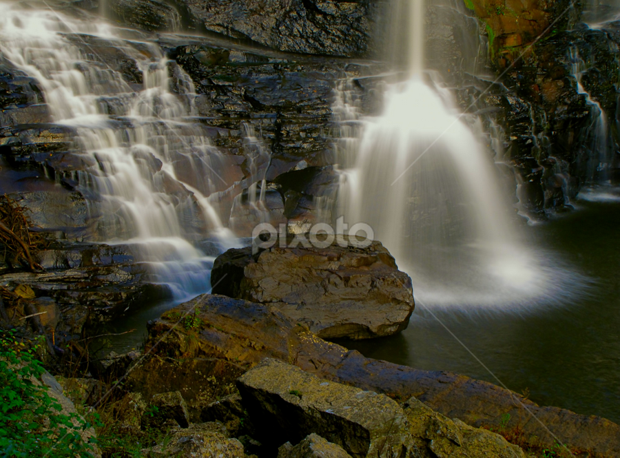Blackwater Falls West Virginia by Jennifer Wheatley-Wolf - Landscapes Waterscapes