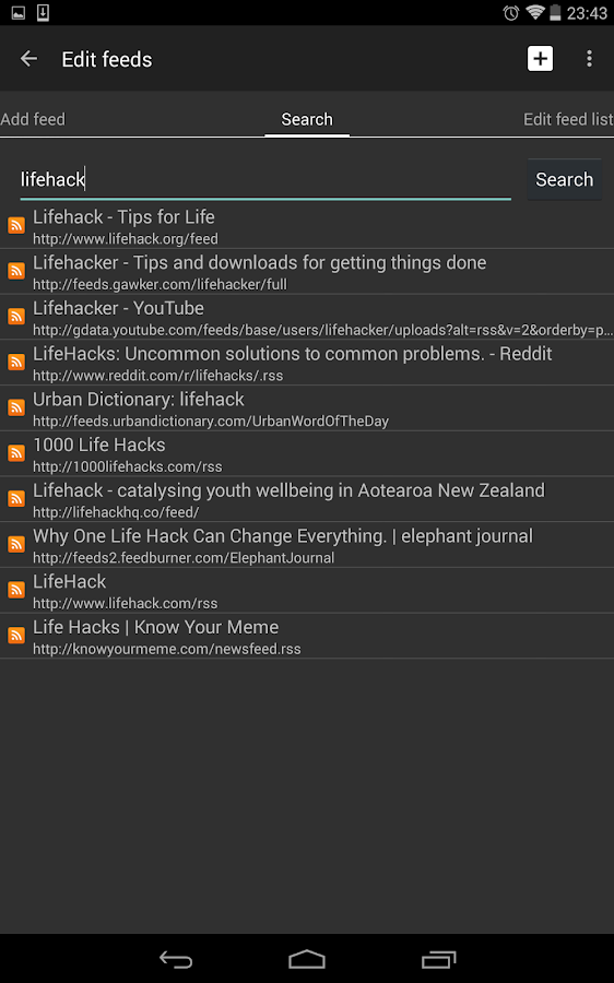 Rss reader android как добавить