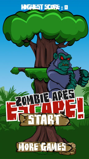 【免費街機App】Zombie Apes Escape!-APP點子